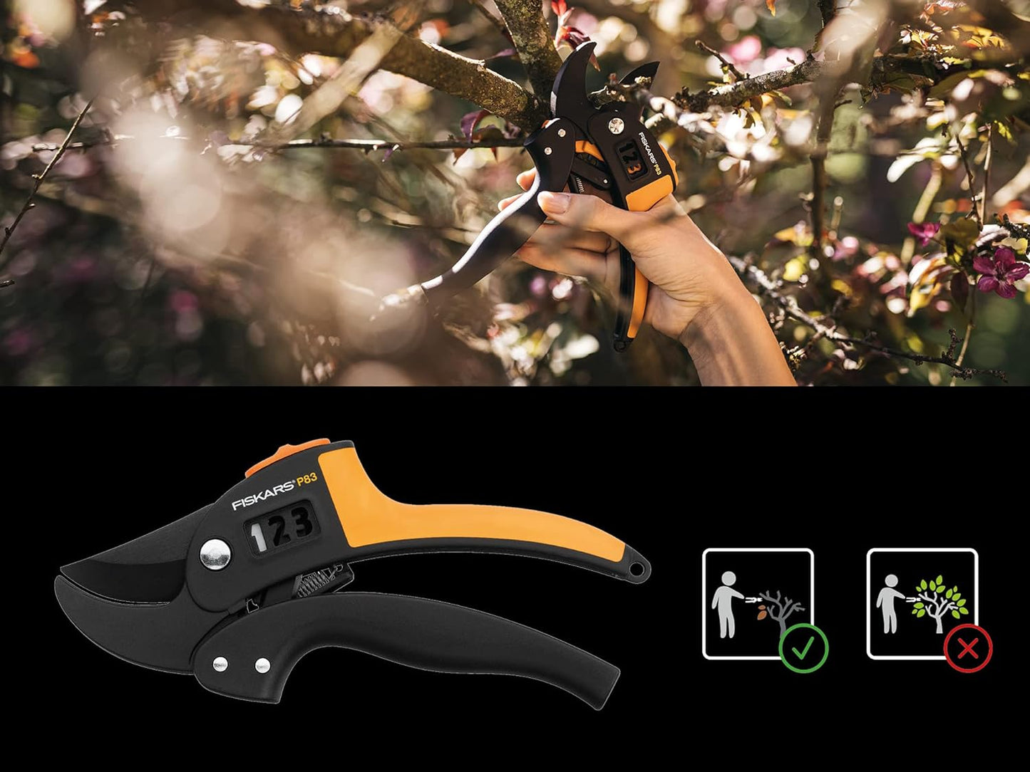 1000575 PowerStep P83, Gartenschere