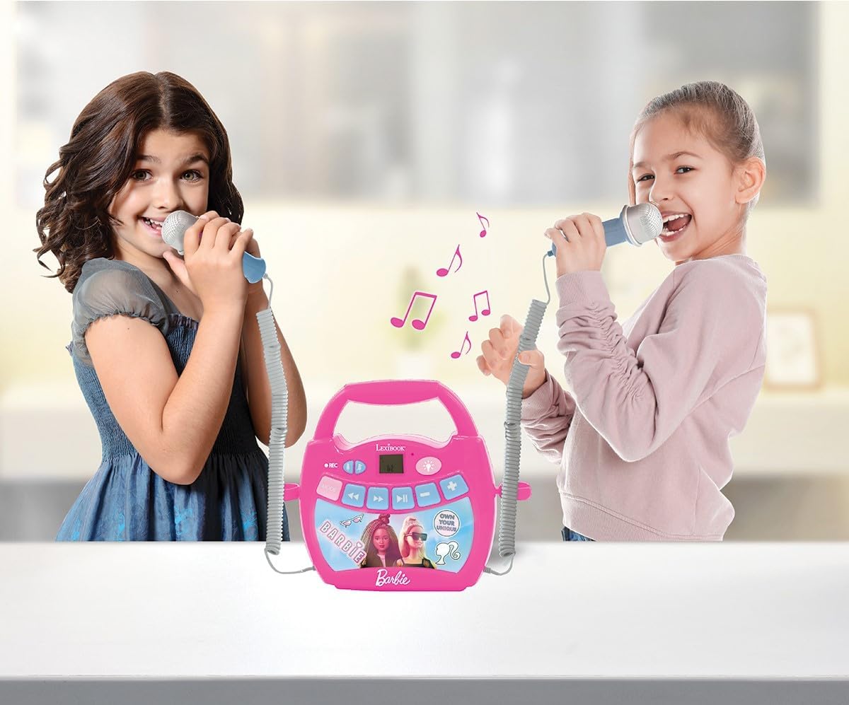 Light Bluetooth-Lautsprecher mit Lichtern und Mikrofonen, Barbie