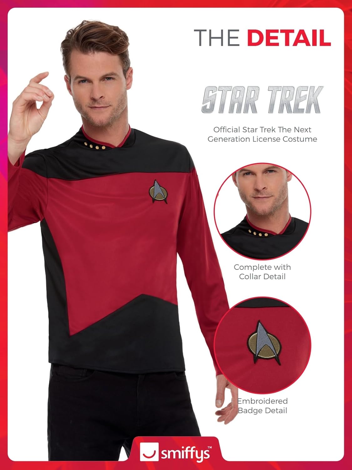 Star Trek - Das Nächste Jahrhundert: Kommandouniform, Small (Chest 34-36)