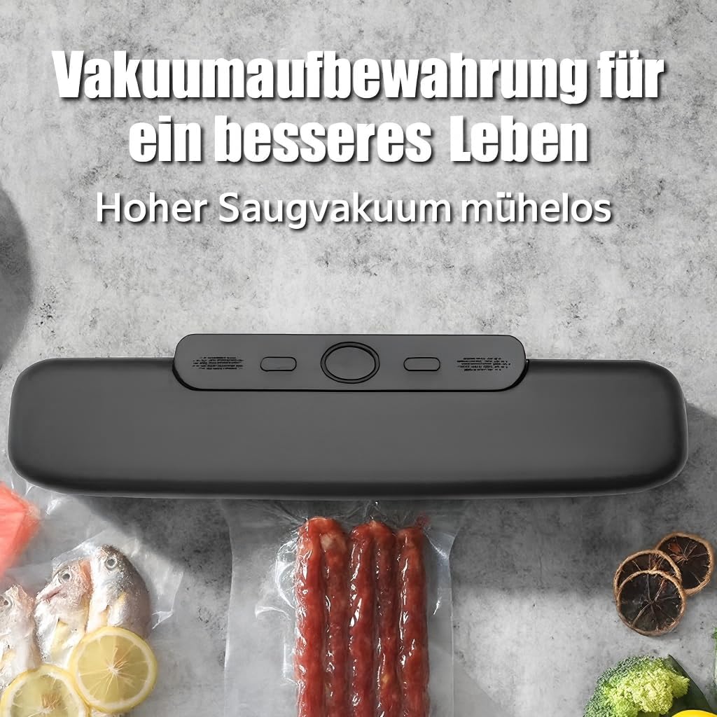 Automatisches Vakuumiergerät FK-7912, Schwarz