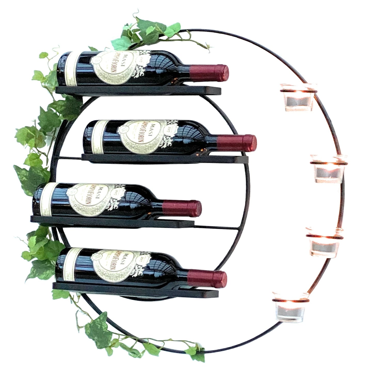 Weinregal für die Wandmontage