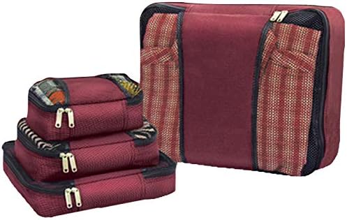 8-teiliges Kofferset Amsterdam, 8-Piece-Set, Burgunder