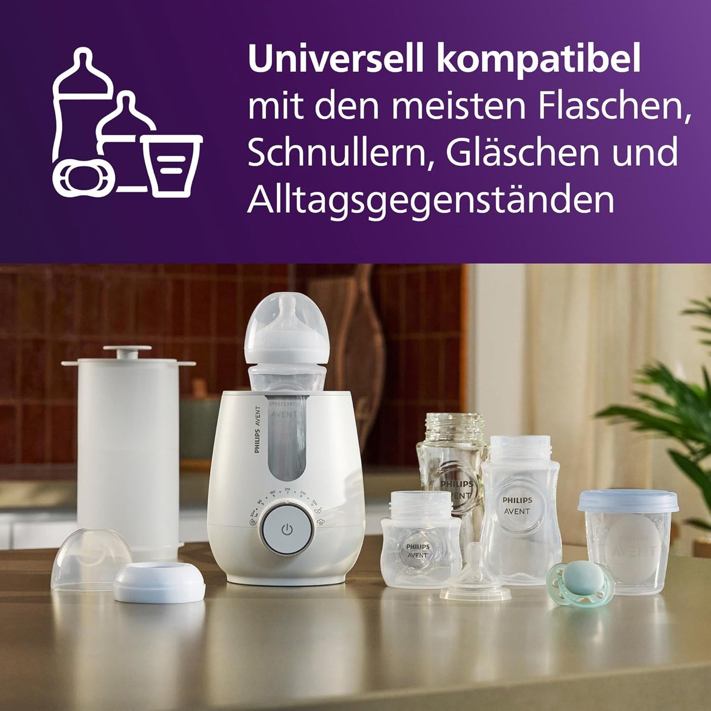 2-in-1 Flaschenwärmer & Sterilisator