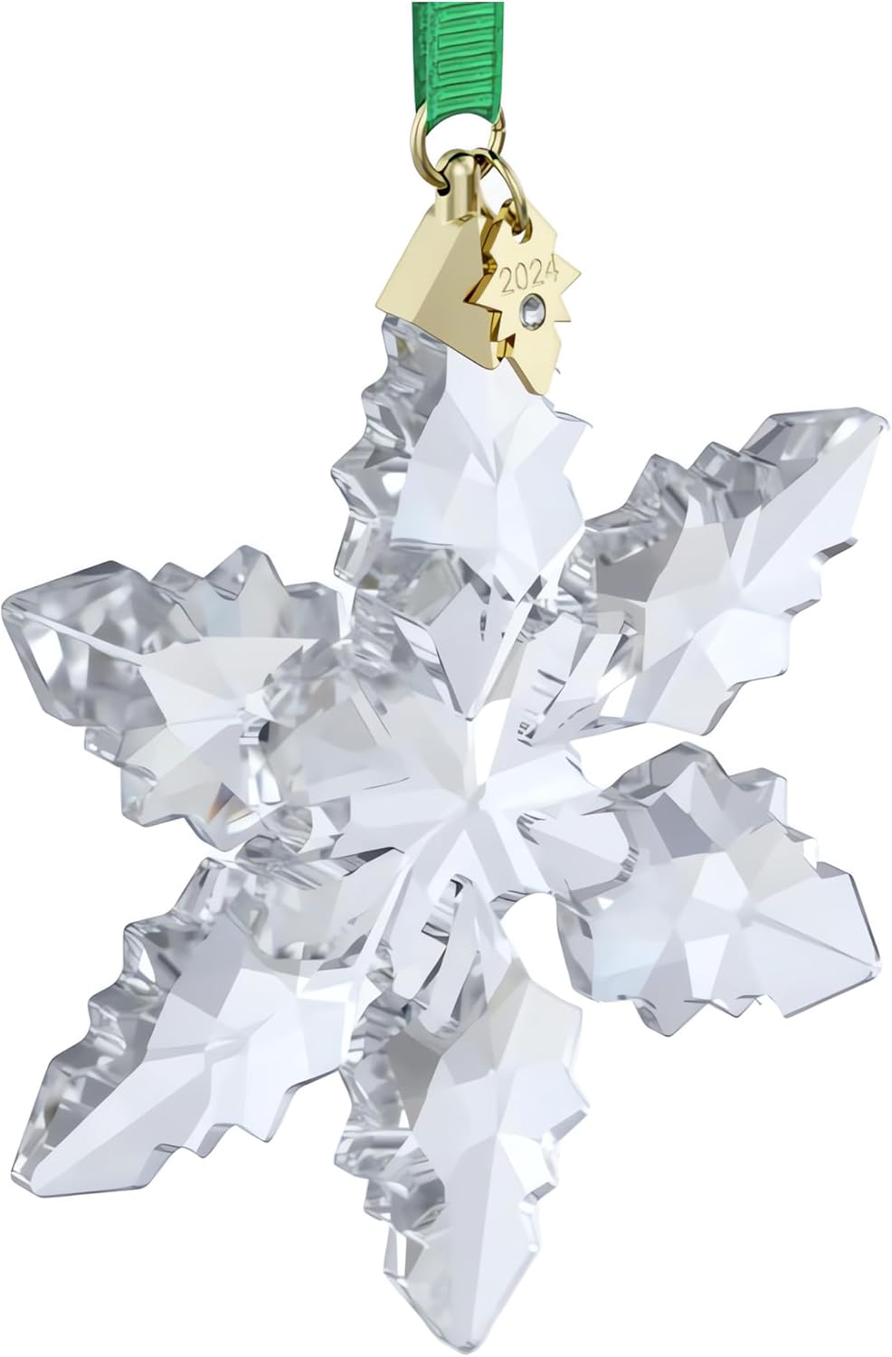 Annual Edition Kristallornament 2024 Schneeflocken-Design, Annual Edition Ornament 2024 Gold
