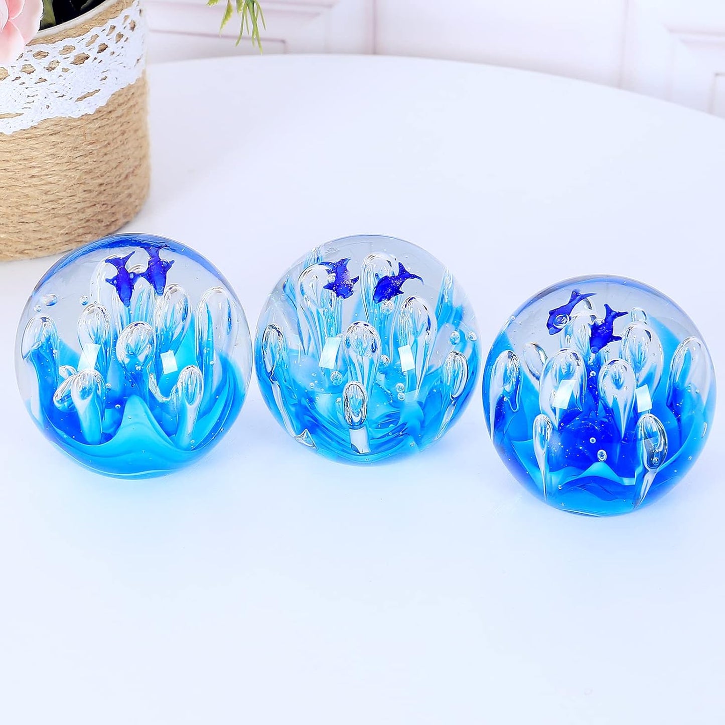 Marine Life GlasstatueKorallenblasenball, Korallenblasenball