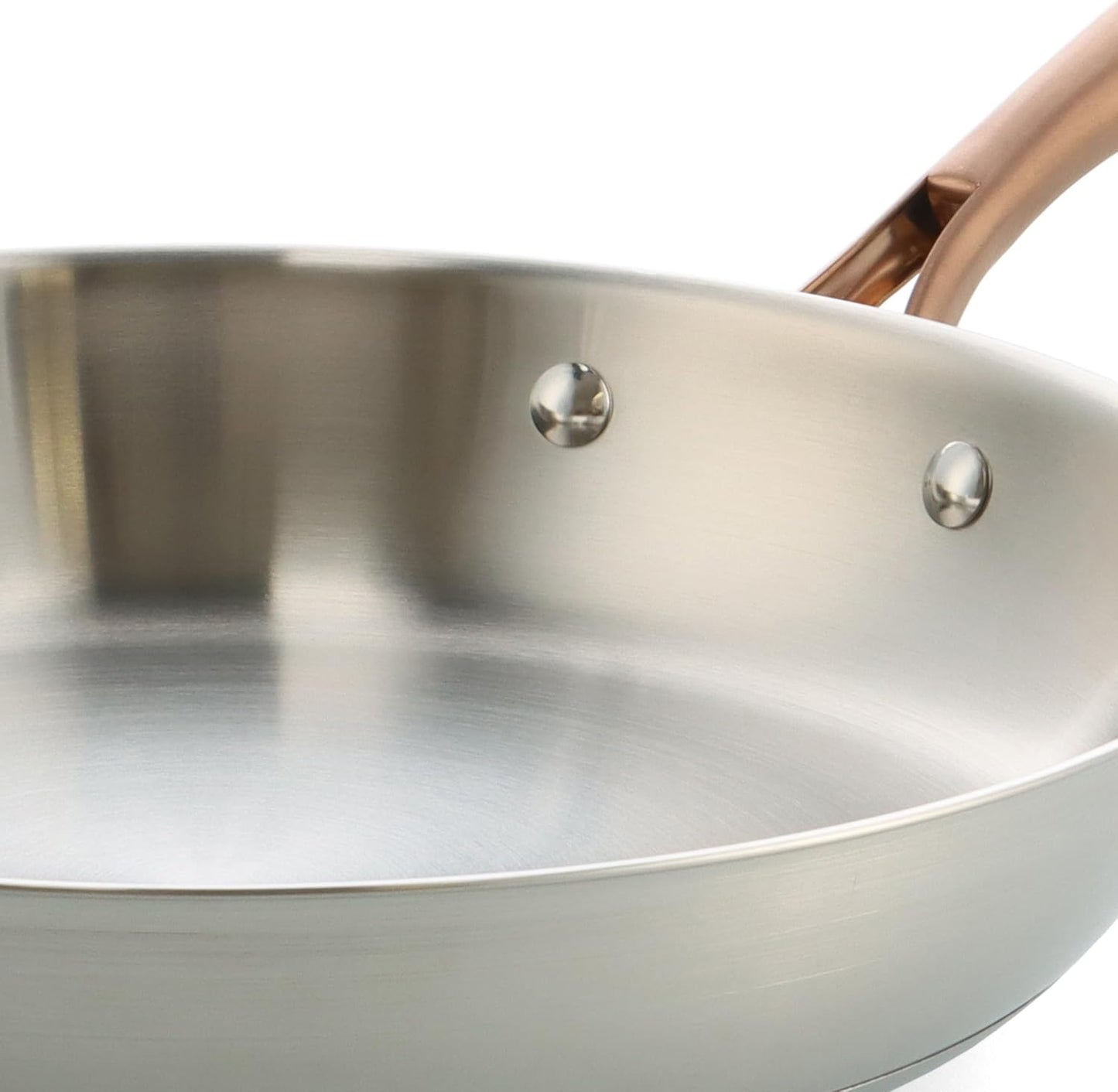 Edelstahl-Pfannenset, unbeschichtet, 2-teilig (20/28 cm), 2-teiliges Set