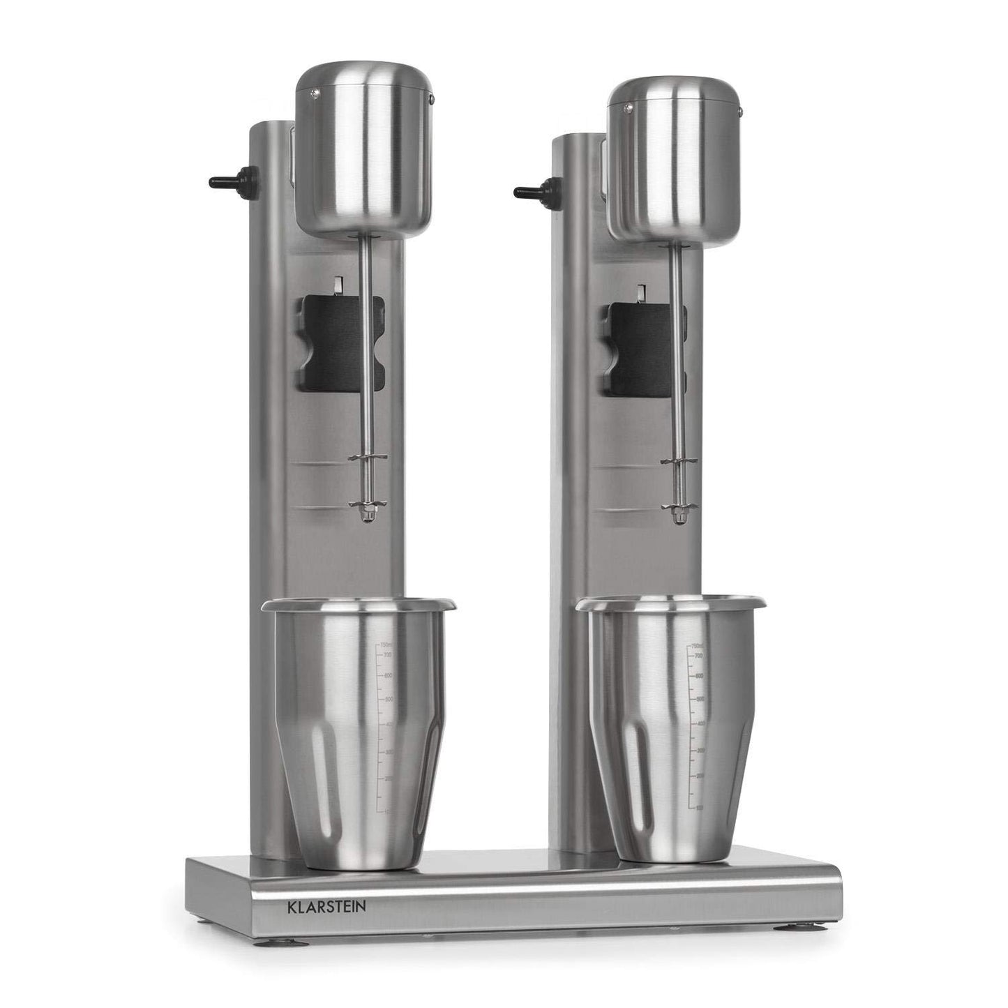 Kraftpaket II Pro Doppel-Drink-Mixer, Silberfarben