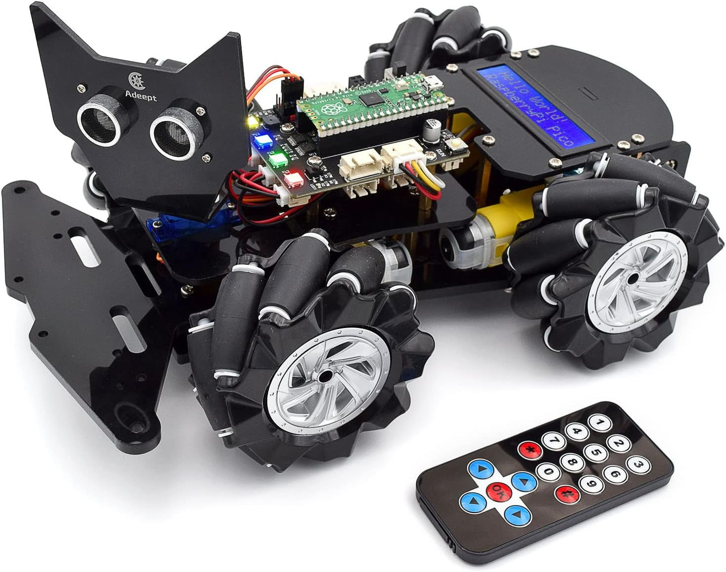 4WD Omni-Directional Mecanum Wheels Robotic Car Kit