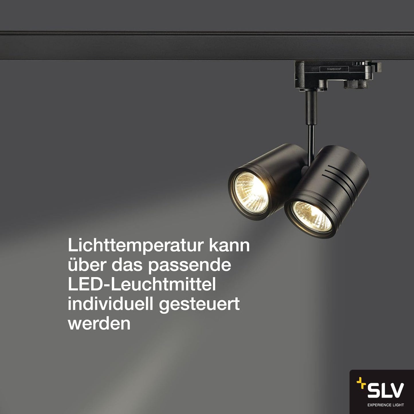 LED-Strahler Bima, Bima Spot Zweiflammig Qpar51 50w Schwarz Matt|3Ph