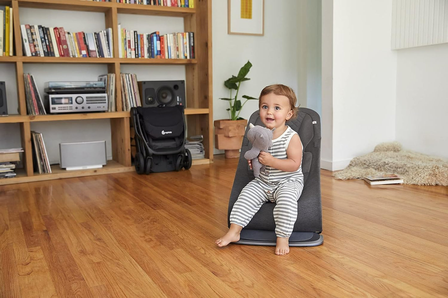 3-in-1 Evolve Babywippe mit Neugeboreneneinsatz