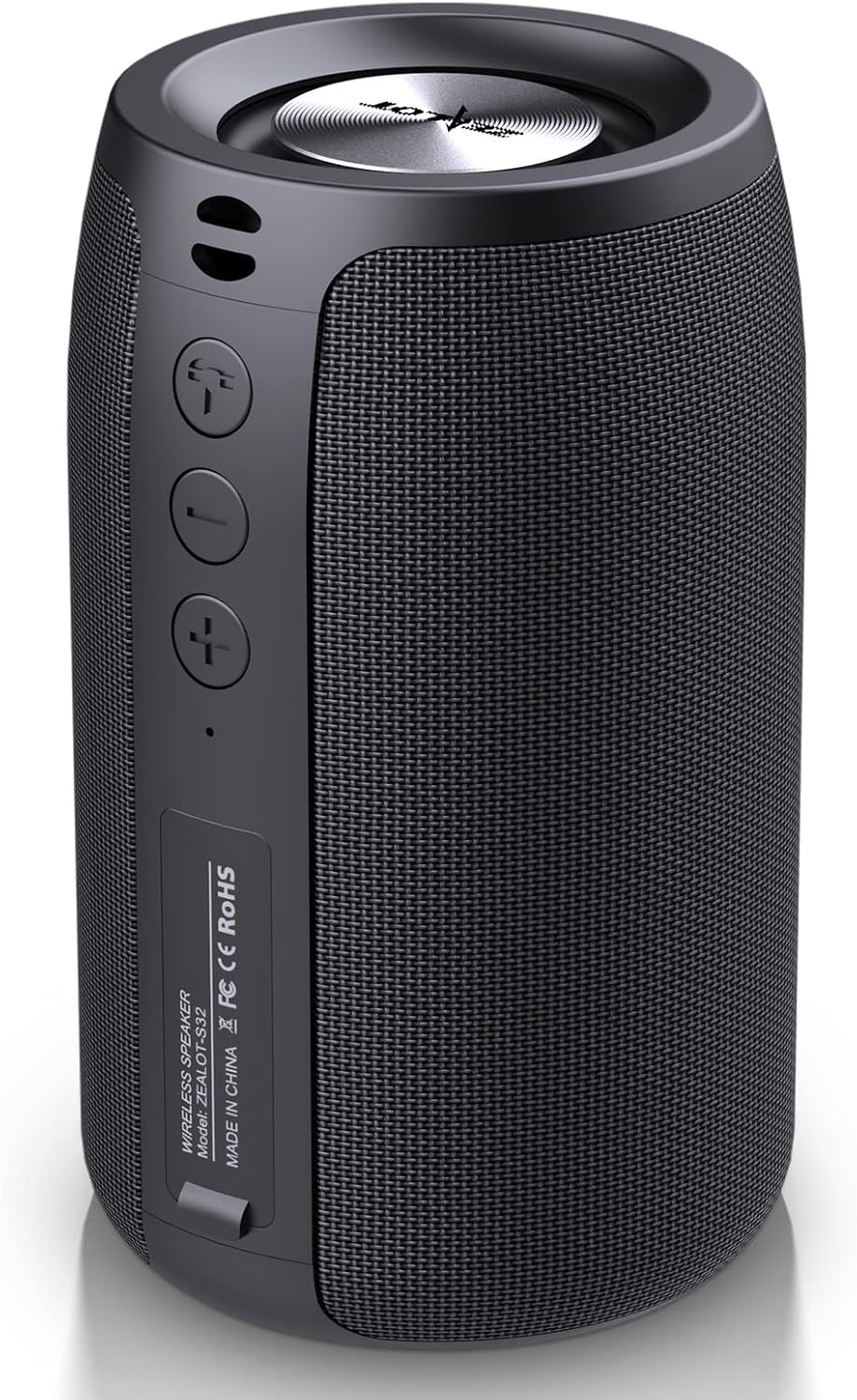 Bluetooth-Lautsprecher S32 mit IPX5 und 12h Spielzeit, Schwarz