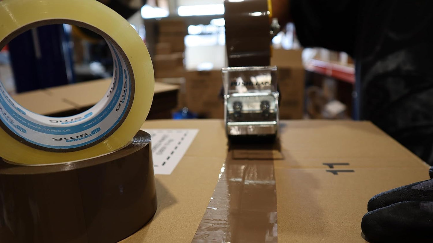 Geräuscharmes Universalklebeband für Pakete, 288 Rollen, 288 Rollen 01 - farblos