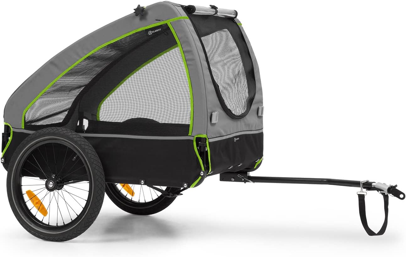 Husky City - 2-in-1 Veloanhänger, Grün, Husky