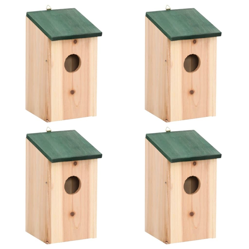 Nistkasten-Set aus Kiefernholz (4 Stück), 4
