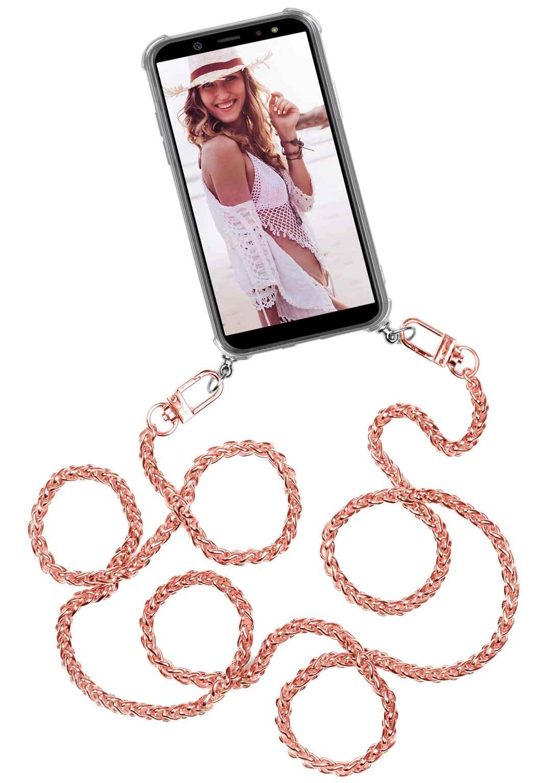 Handykette für Redmi Note 10, Kette - Roségold