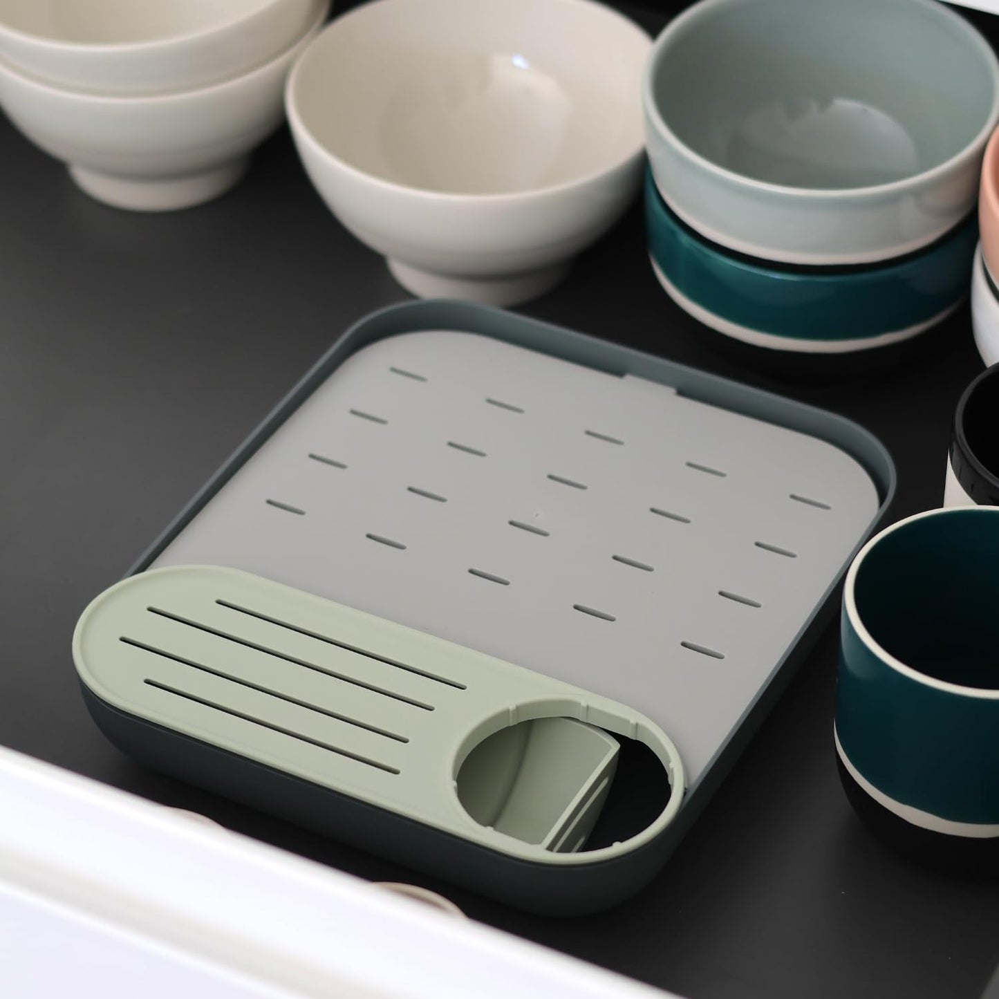 Modulares Abtropfgestell für Babyflaschen, Gris