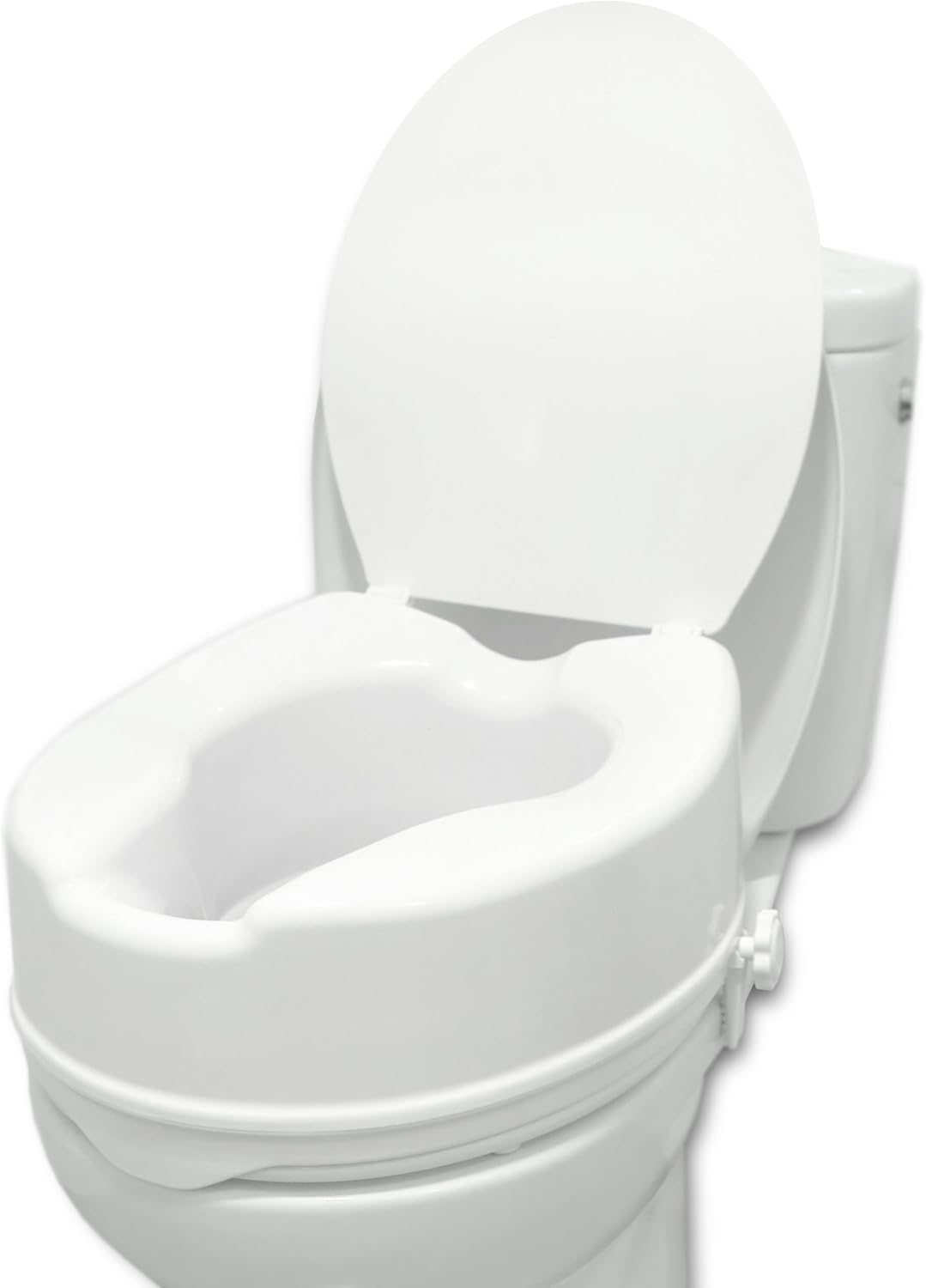 Toilettensitzerhöhung mit Deckel