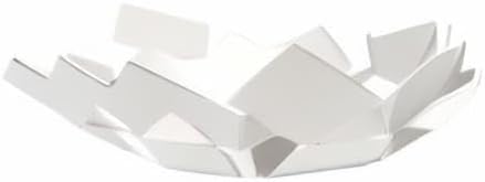 La Stanza dello Scirocco, 15 x 25 x 16 cm Edelstahl 18/10, Weiss Lackiert