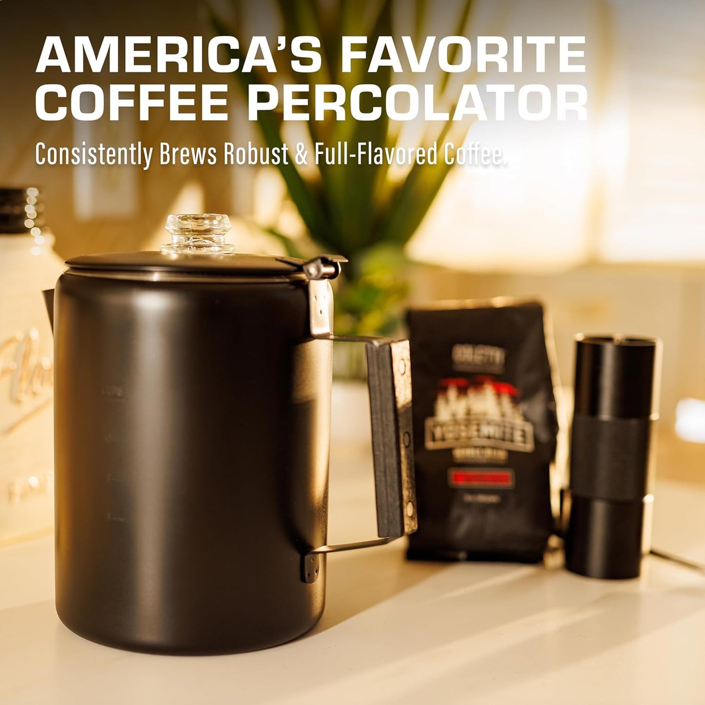 Perkolator-Kaffeekanne für 12 Tassen, 12 Tassen
