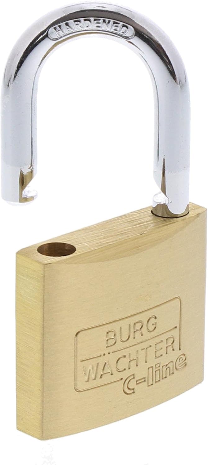 4er-Set Vorhängeschloss mit Schlüssel, Bügelstärke: 6,0 mm