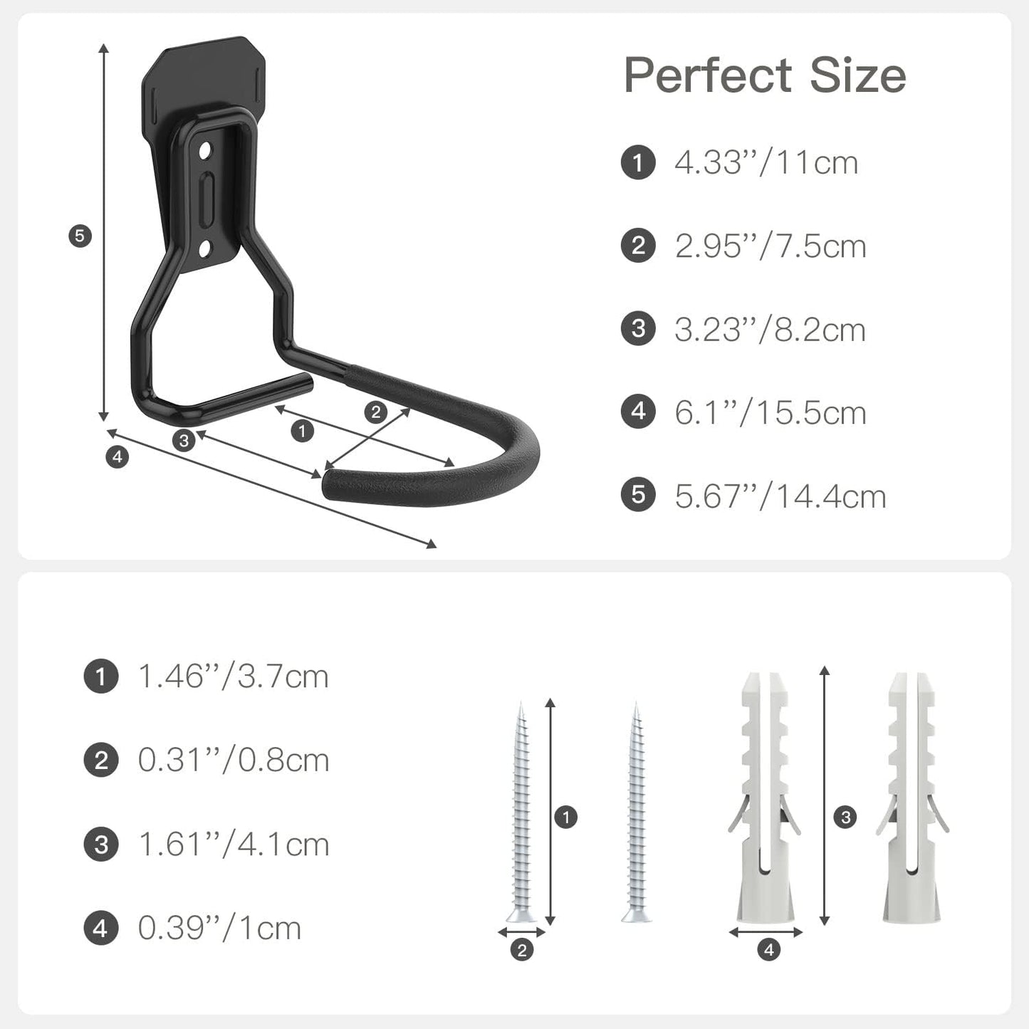 Fahrradhalterung 2er-Set, 2 Stück