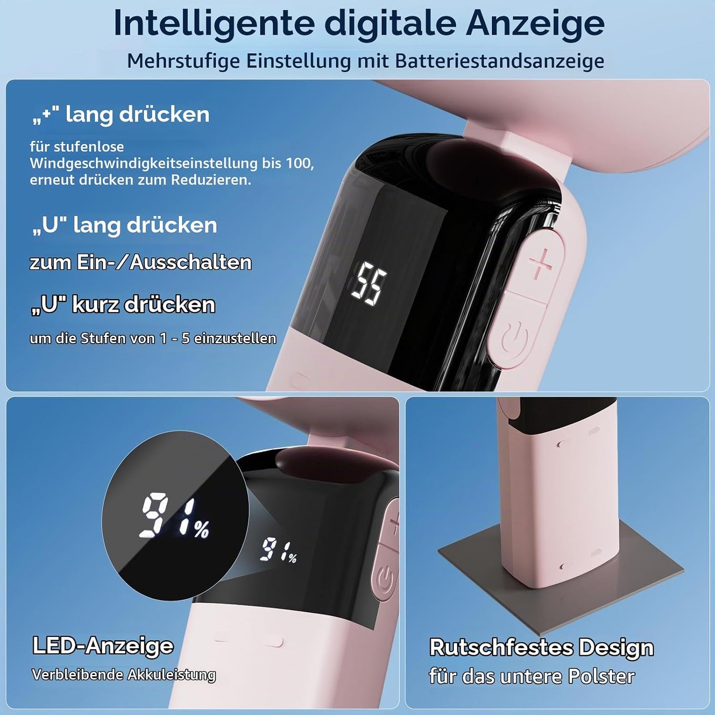 Tragbarer Mini-Ventilator, Medium