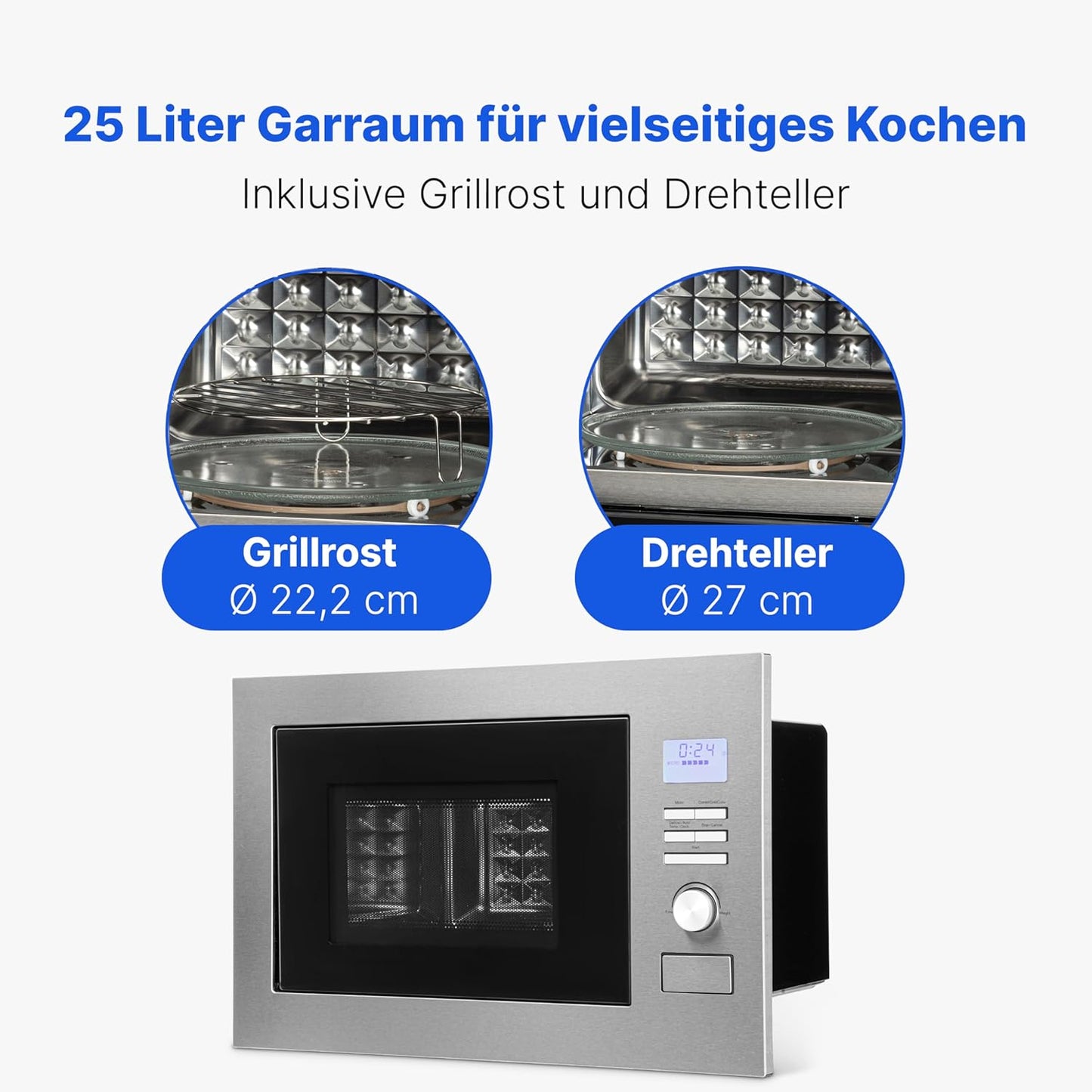 Mikrowelle MWG 3001 H EB, Silber