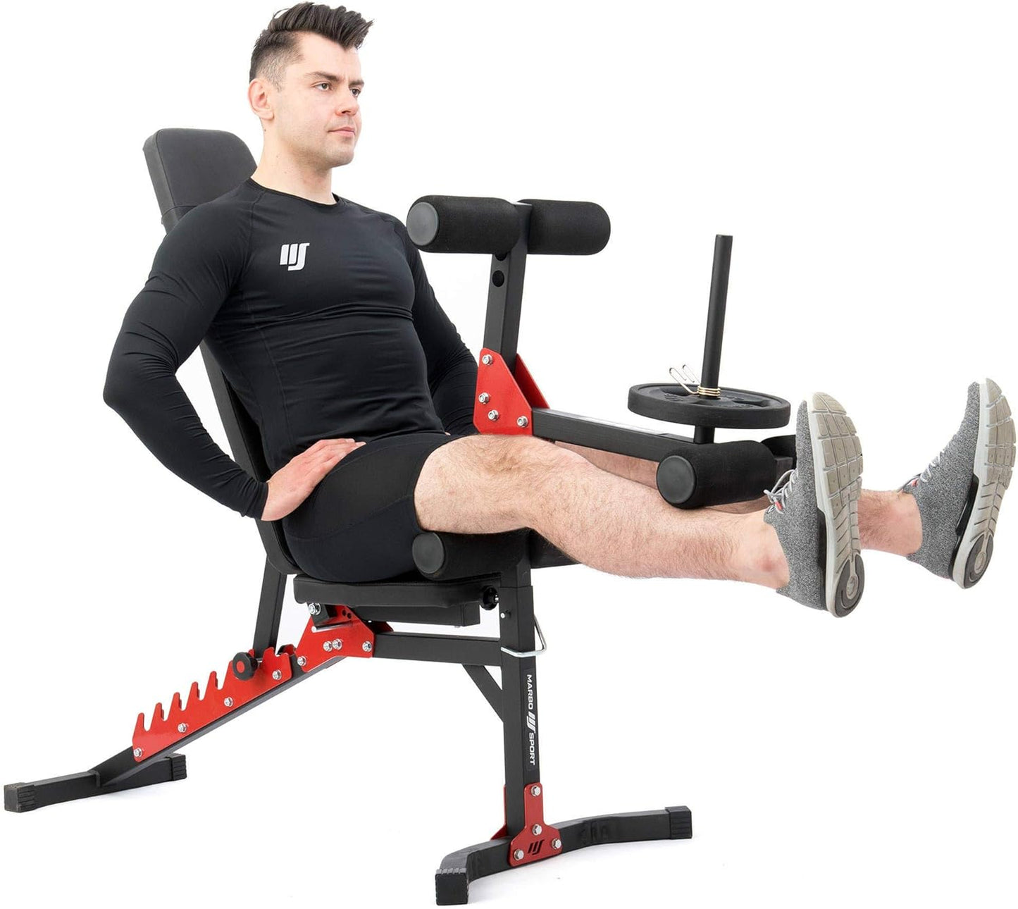 Beintrainer MH-A102 2.0 für die Home Linie Hantelbank, Schwarz
