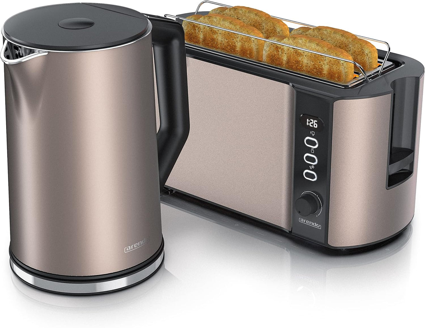 Wasserkocher mit Toaster