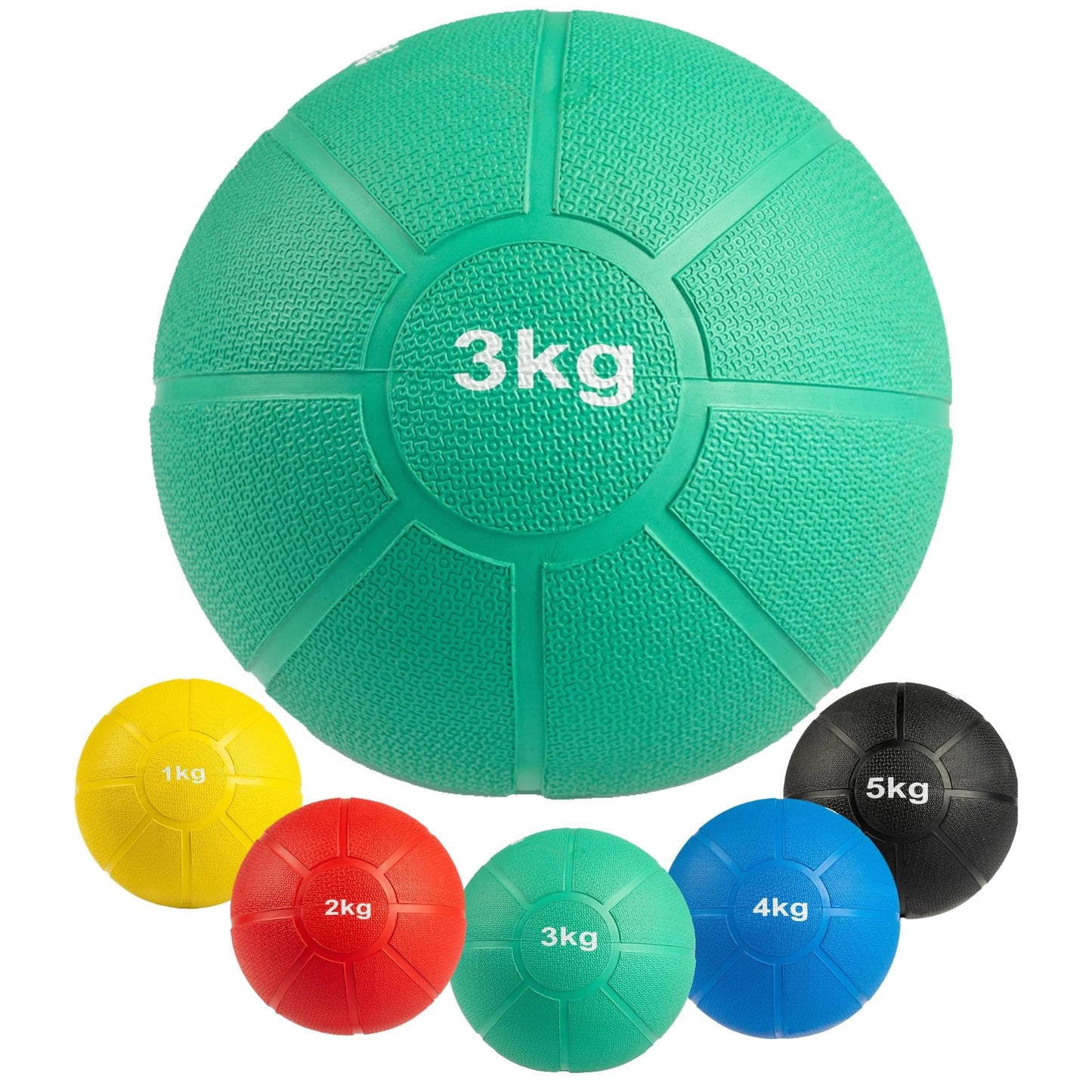 Medizinball, Grün - 3kg