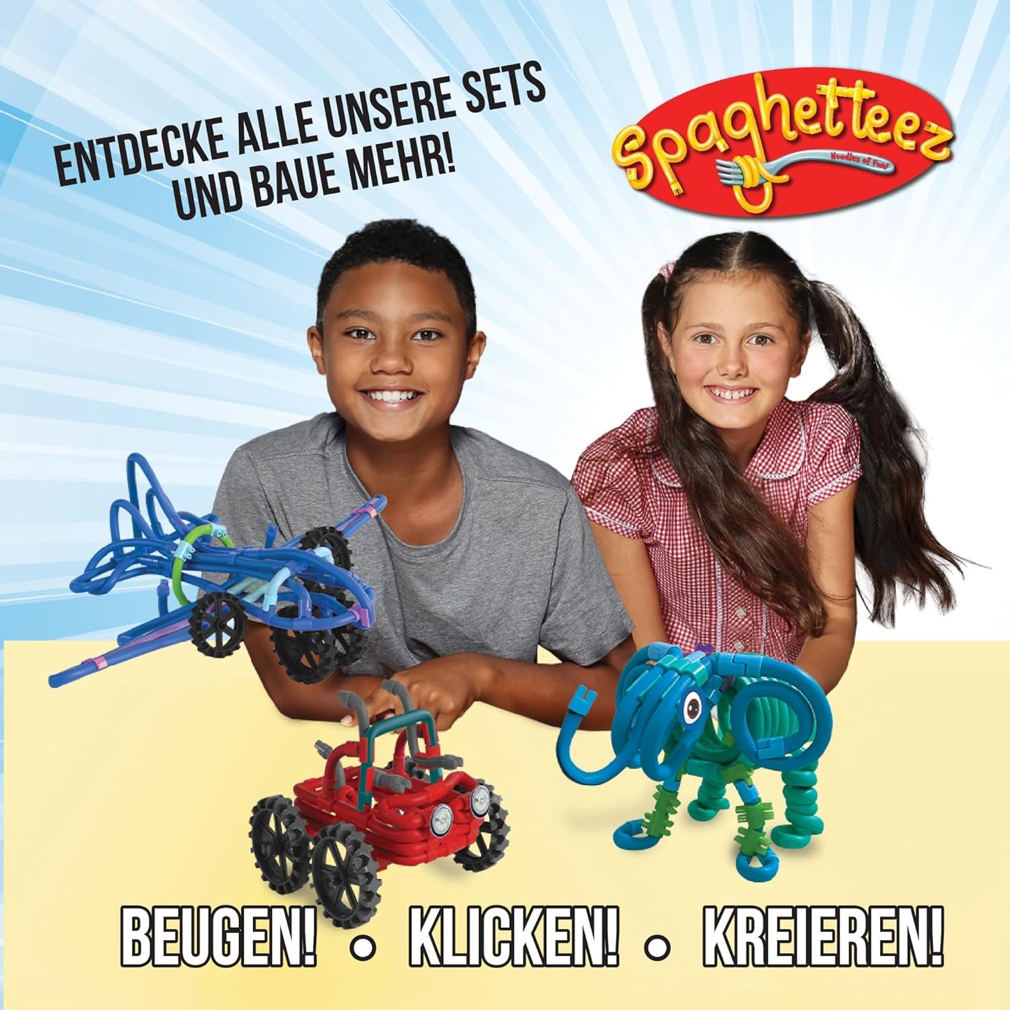 Anti-Stress Bastelset für Kinder, 200 Stück Box