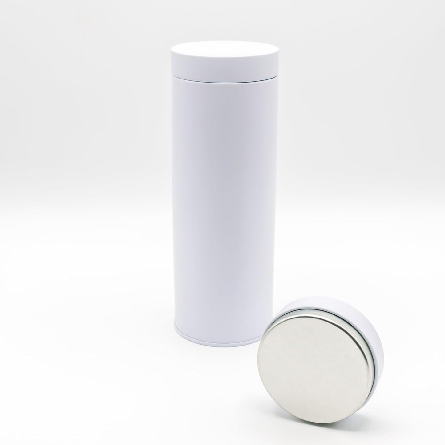 Aromadichte Kaffeepaddosen, 2 Stück für je 20 Pads, Weiss
