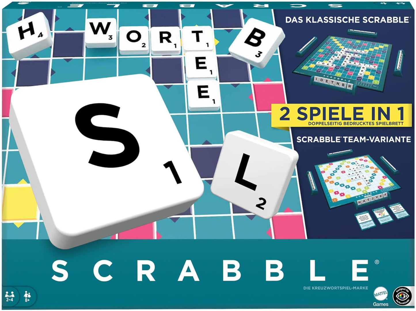 Scrabble Zwei-in-Eins Brettspiel