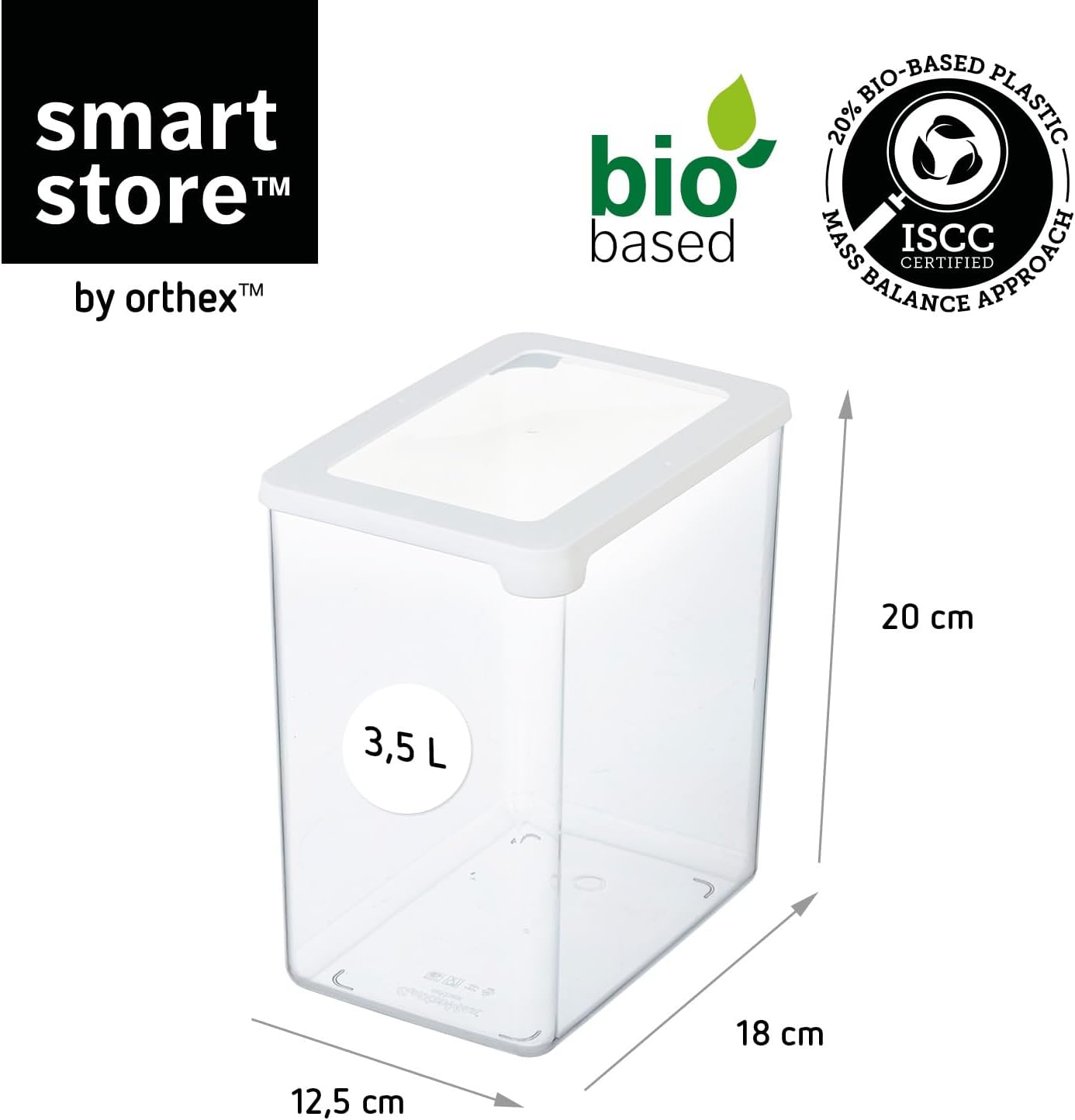 4er Set Vorratsdosen, 3.5L / 4er-Set