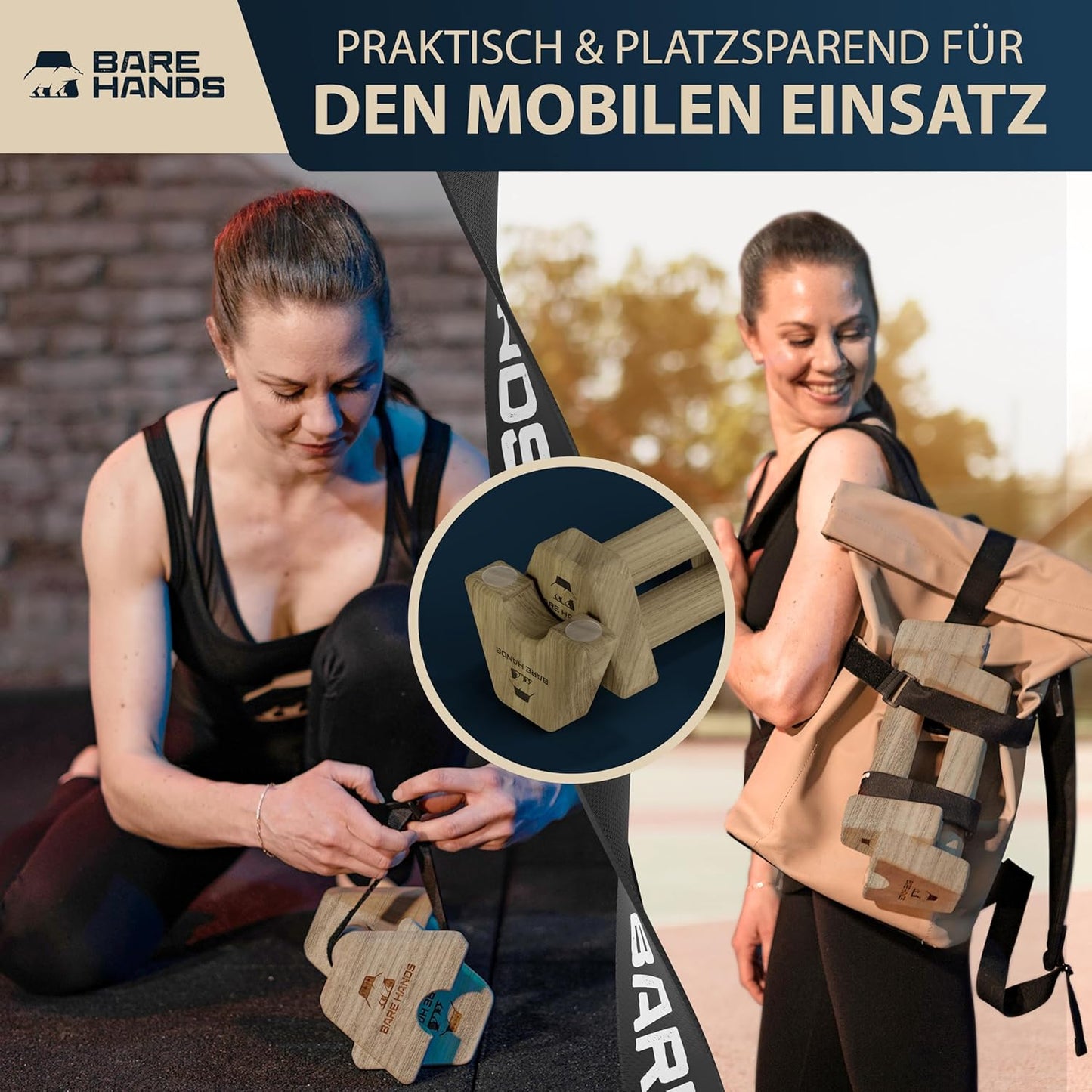 Liegestützgriffe Gr. S, Modell S