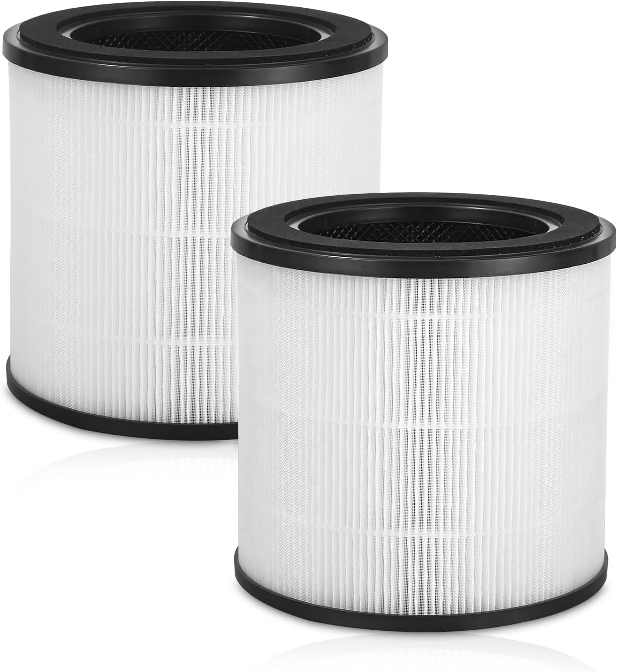 2 Stück HEPA-Aktivkohlefilter für Philips Luftreiniger, 2 Stück
