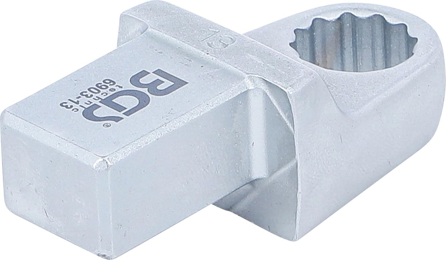 Einsteck-Ringschlüssel 13 mm, 14 x 18 mm Aufnahme, 13 mm