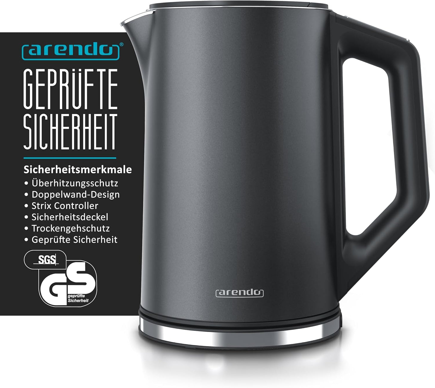 Wasserkocher Elegant mit Temperatureinstellung, G: Pearl Grey, 1.5 Liter
