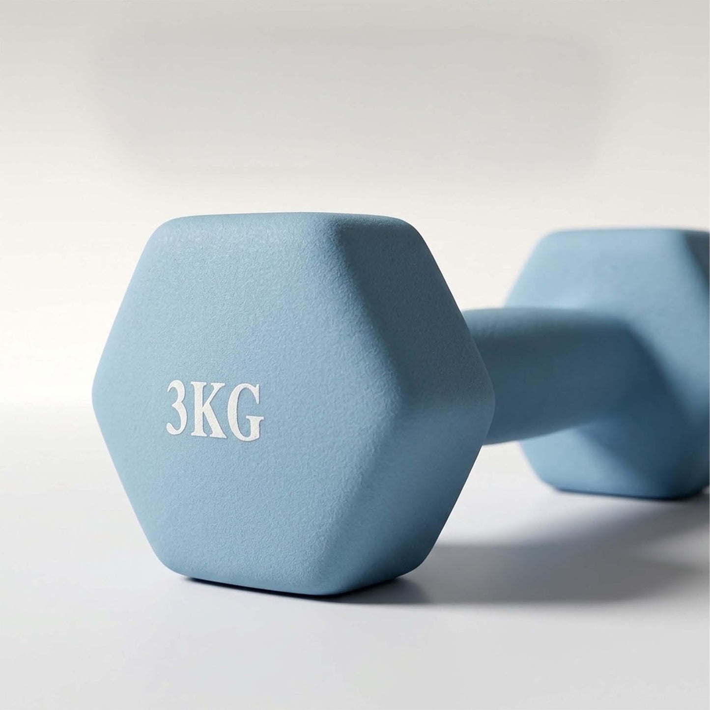 Gusseisen Hantel-Set (2 Stück, rutschfest), 4kg