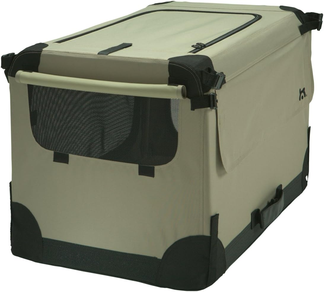 Faltbare Hundebox, XS, hautfarben XS 62 - (62 x 42 x 41 cm)