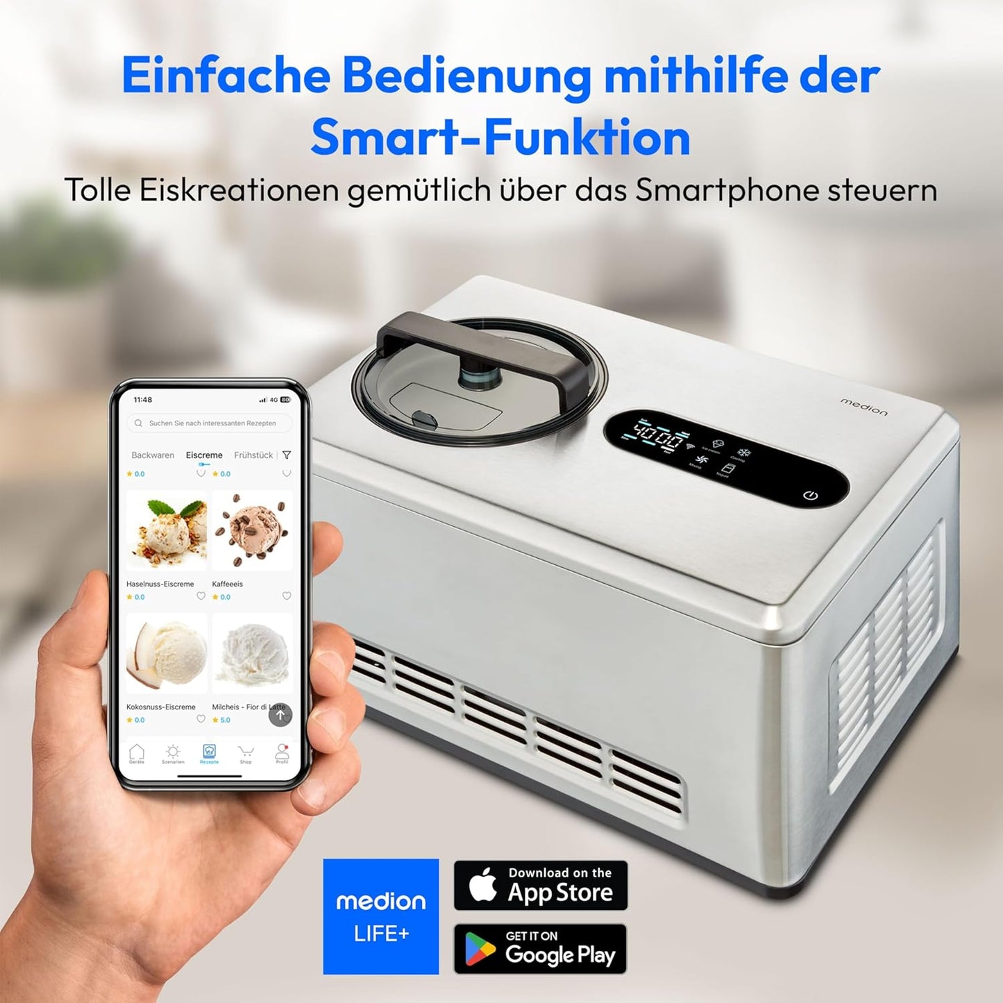 MD 12170 Eismaschine mit Kompressor