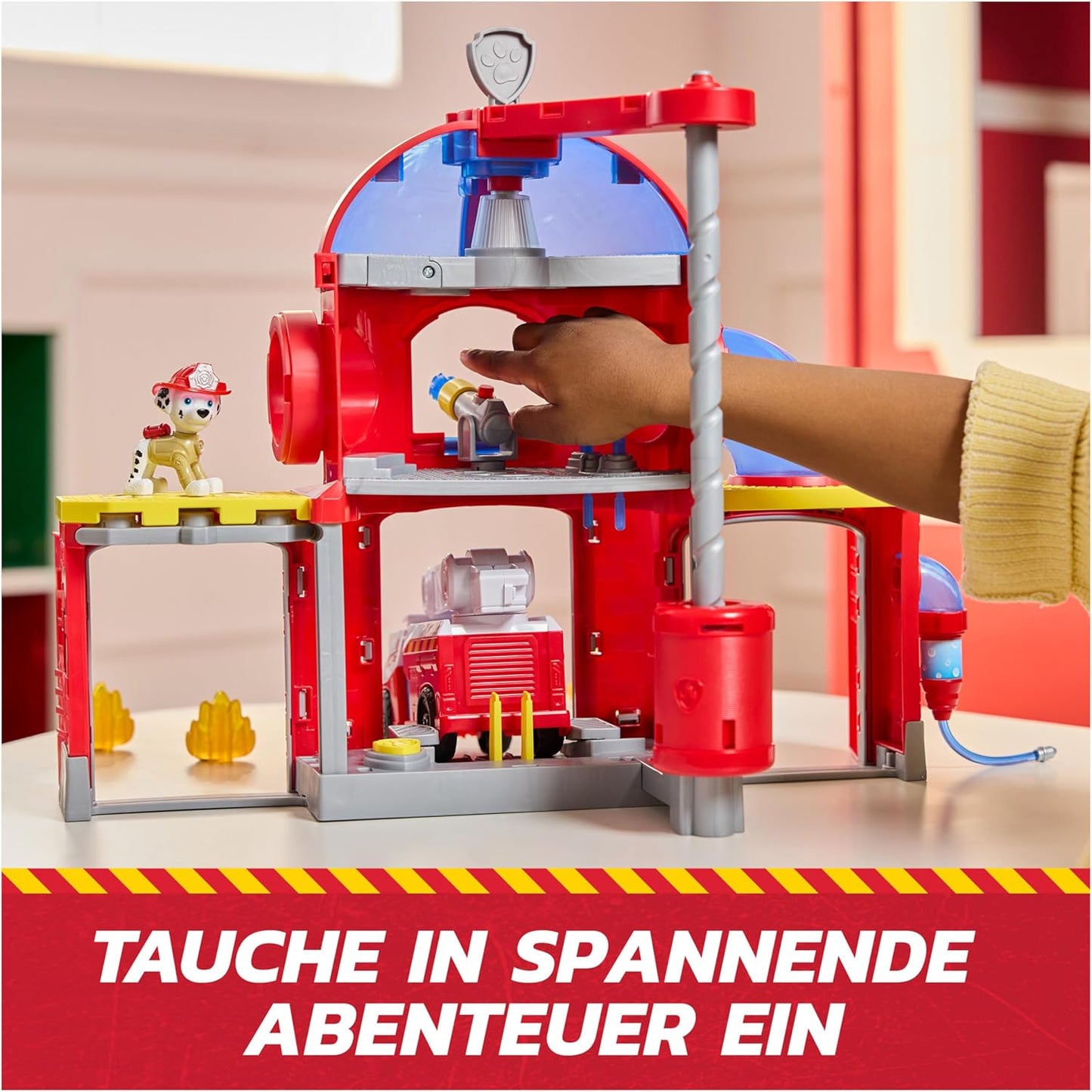 Feuerwehr-Station mit Licht- und Soundeffekten