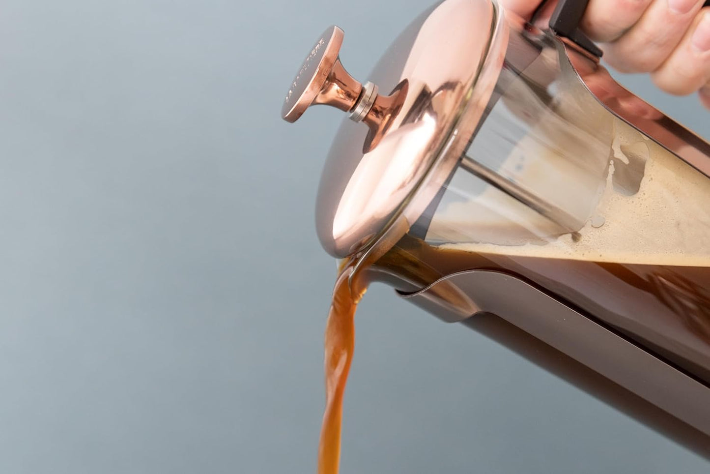 Roma French Press, Three Cup Kupferfarben