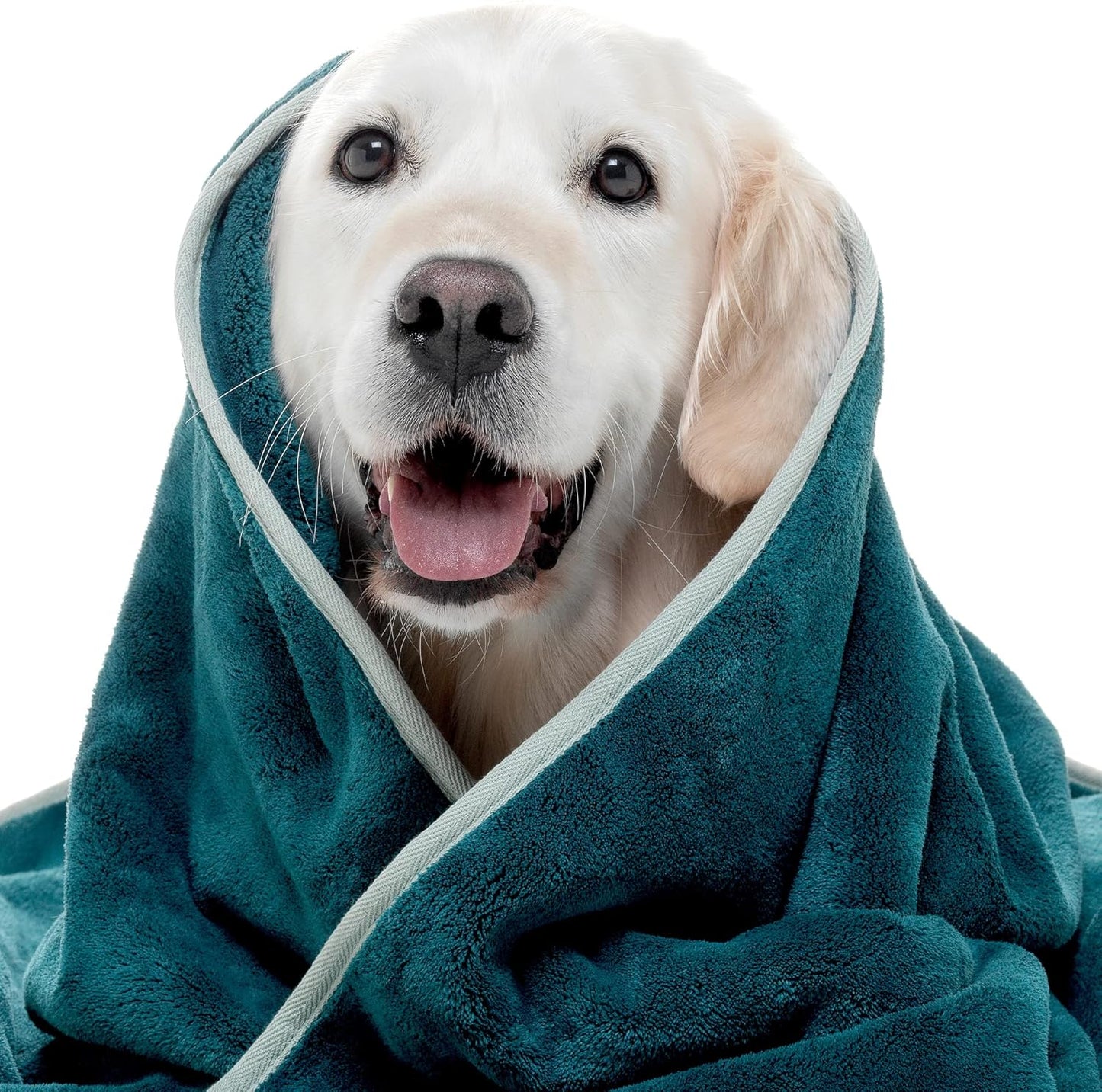 2er-Pack Hundehandtücher, Pack of 2 Teal