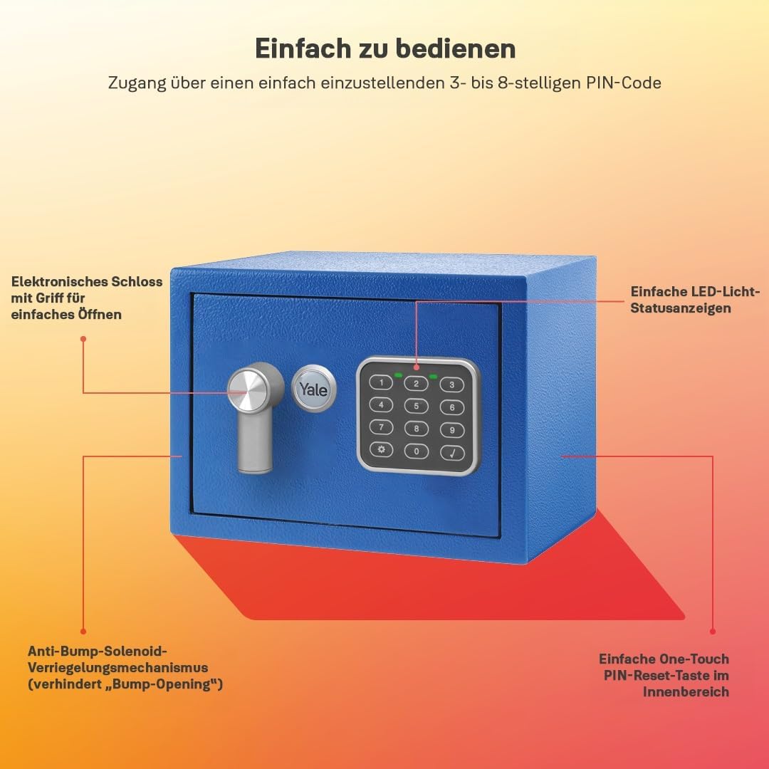 YSV/170/DB2/B Tresor, Mini - Neu ; Blau