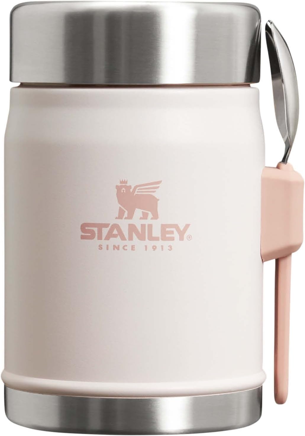 Edelstahl Thermobehälter für Essen (400 ml), Rose Quartz