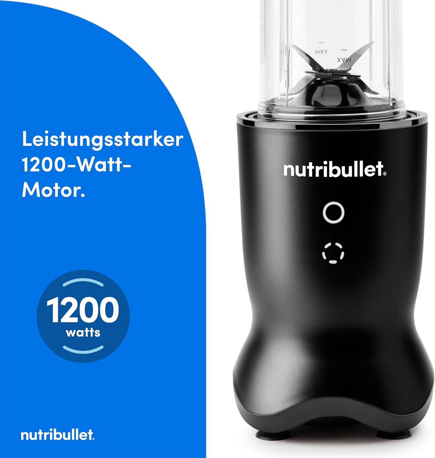 Ultra NB1206MB Mixer-Set mit To-Go-Behältern, 1200W