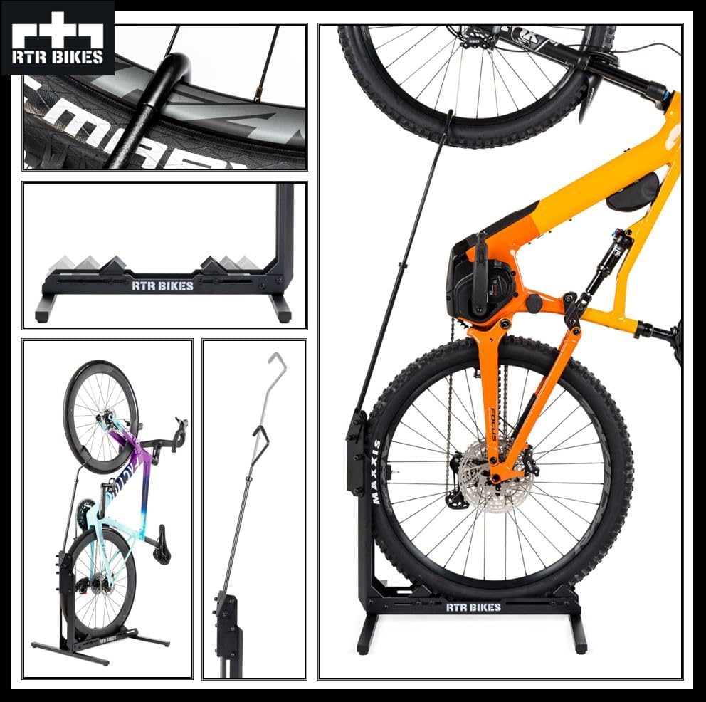 Freistehender Veloständer für Garage & Haus