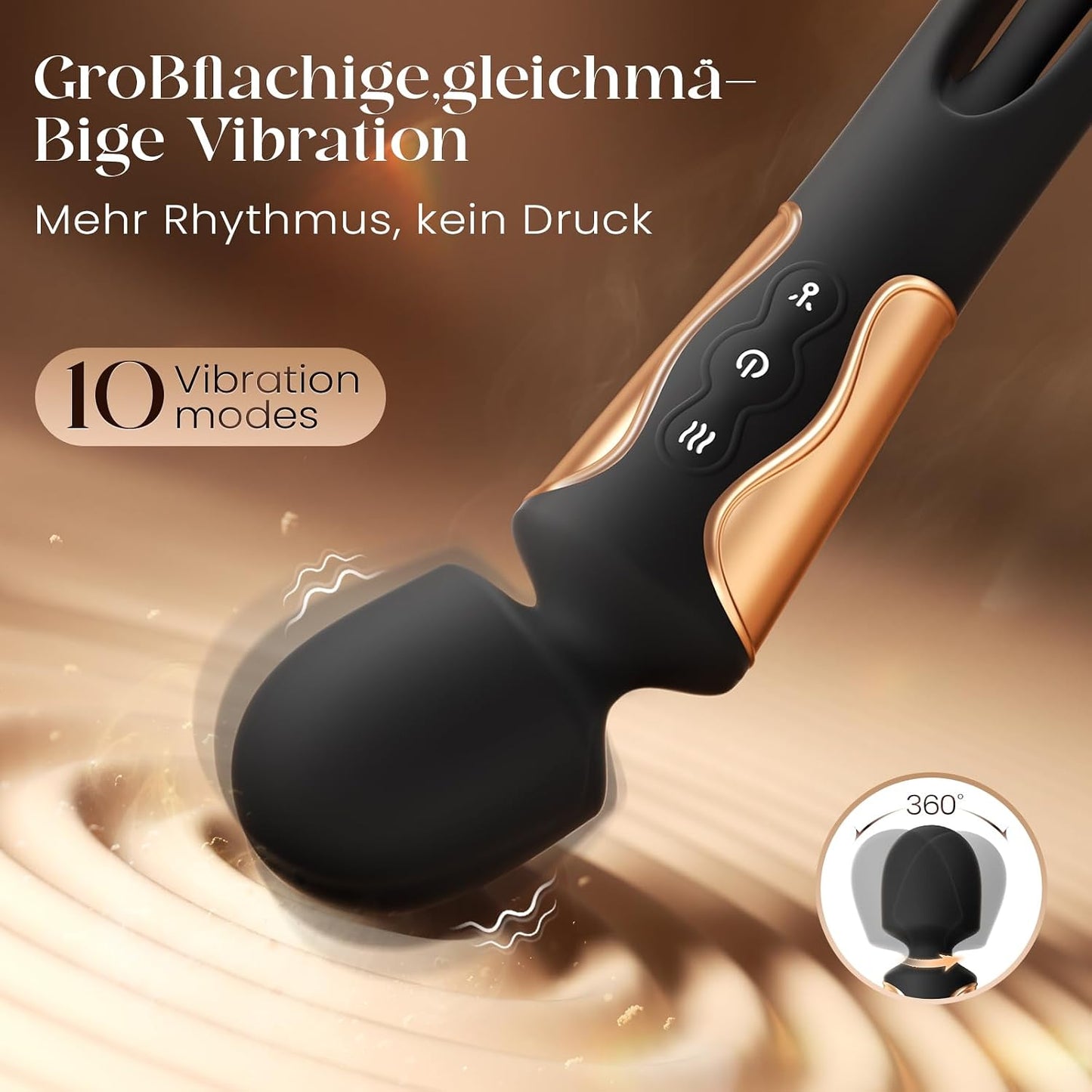 KI-Sync 3-in-1 Doppelkopf-Vibrator mit App-Steuerung