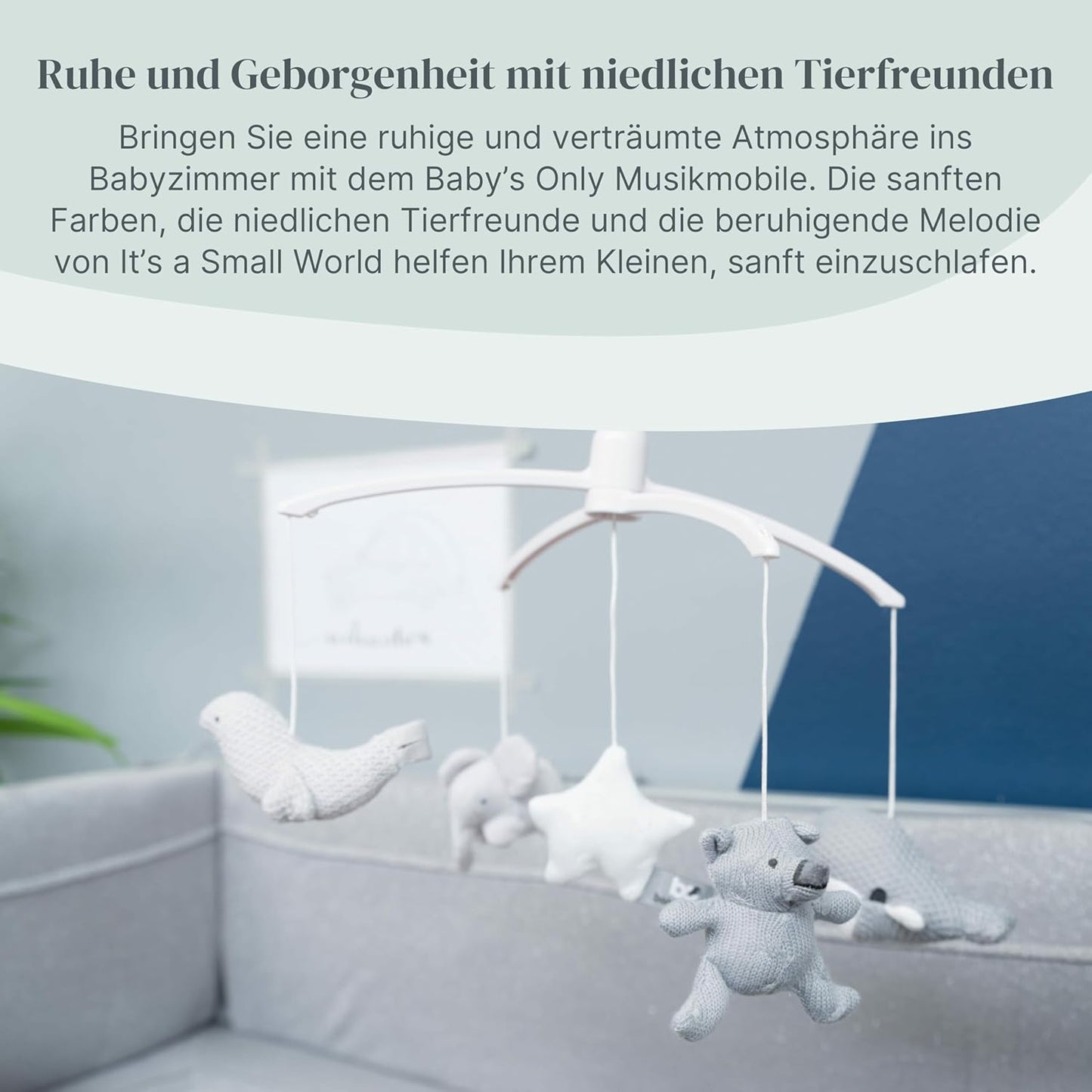 Musikmobile, Silbergrau/Grau/Weiss
